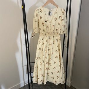 Madewell Smocked Waist Button Front Dress